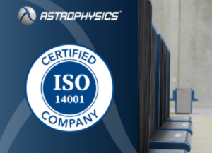 Astrophysics Announces Environmental Management ISO 14001 Certification